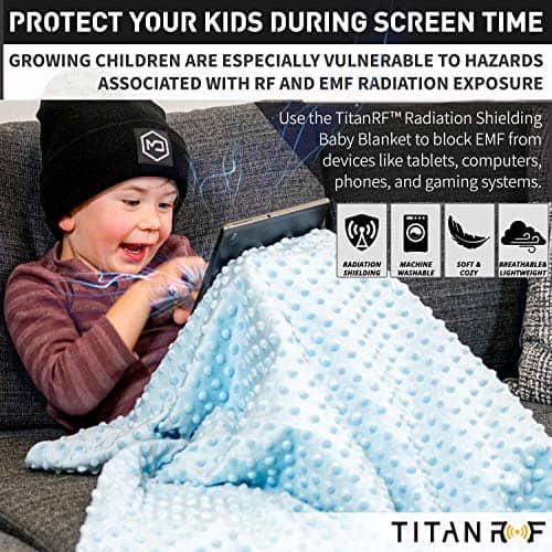 Manta para bebé con protección contra radiación Mission - Imagen 5