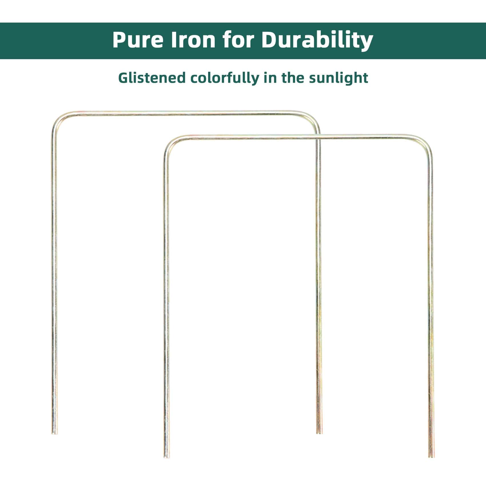 ApudArmis Regulation Croquet Wickets, Set de 9 Coloridos - Imagen 5