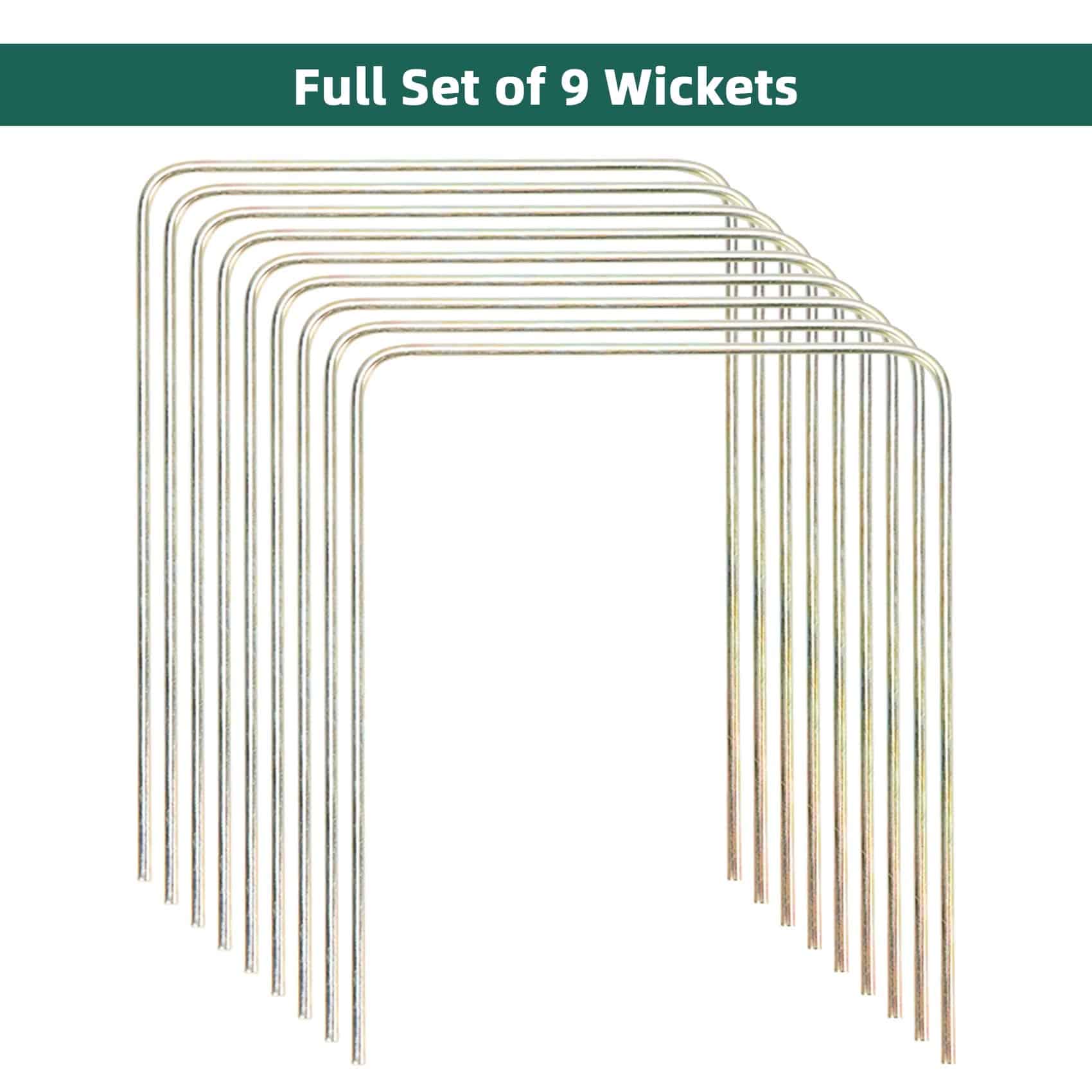 ApudArmis Regulation Croquet Wickets, Set de 9 Coloridos - Imagen 4