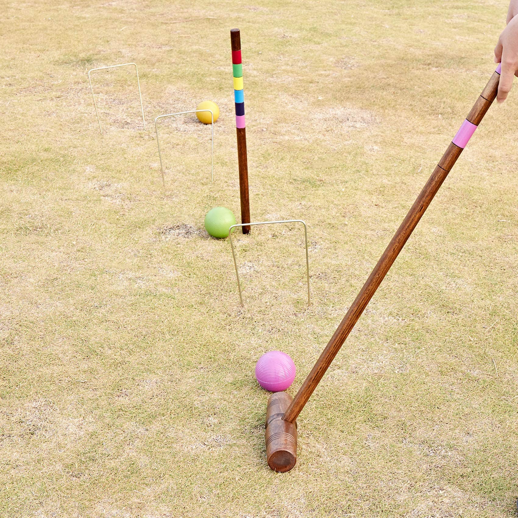 ApudArmis Regulation Croquet Wickets, Set de 9 Coloridos - Imagen 7