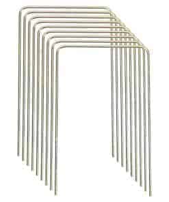 ApudArmis Deluxe Size Croquet Wickets, Set de 9 Coloridos