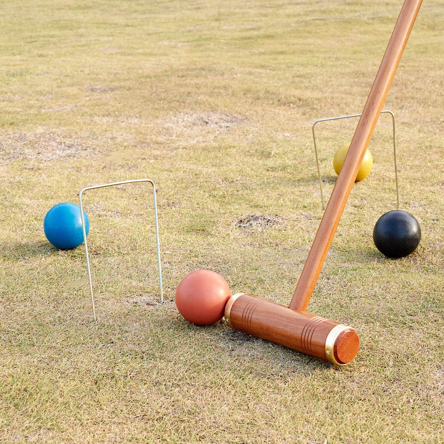 ApudArmis Deluxe Size Croquet Wickets, Set de 9 Coloridos - Imagen 8