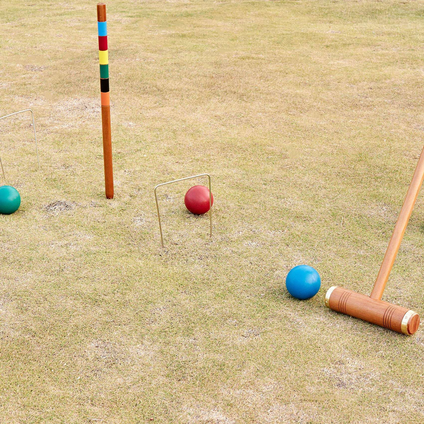 ApudArmis Deluxe Size Croquet Wickets, Set de 9 Coloridos - Imagen 6