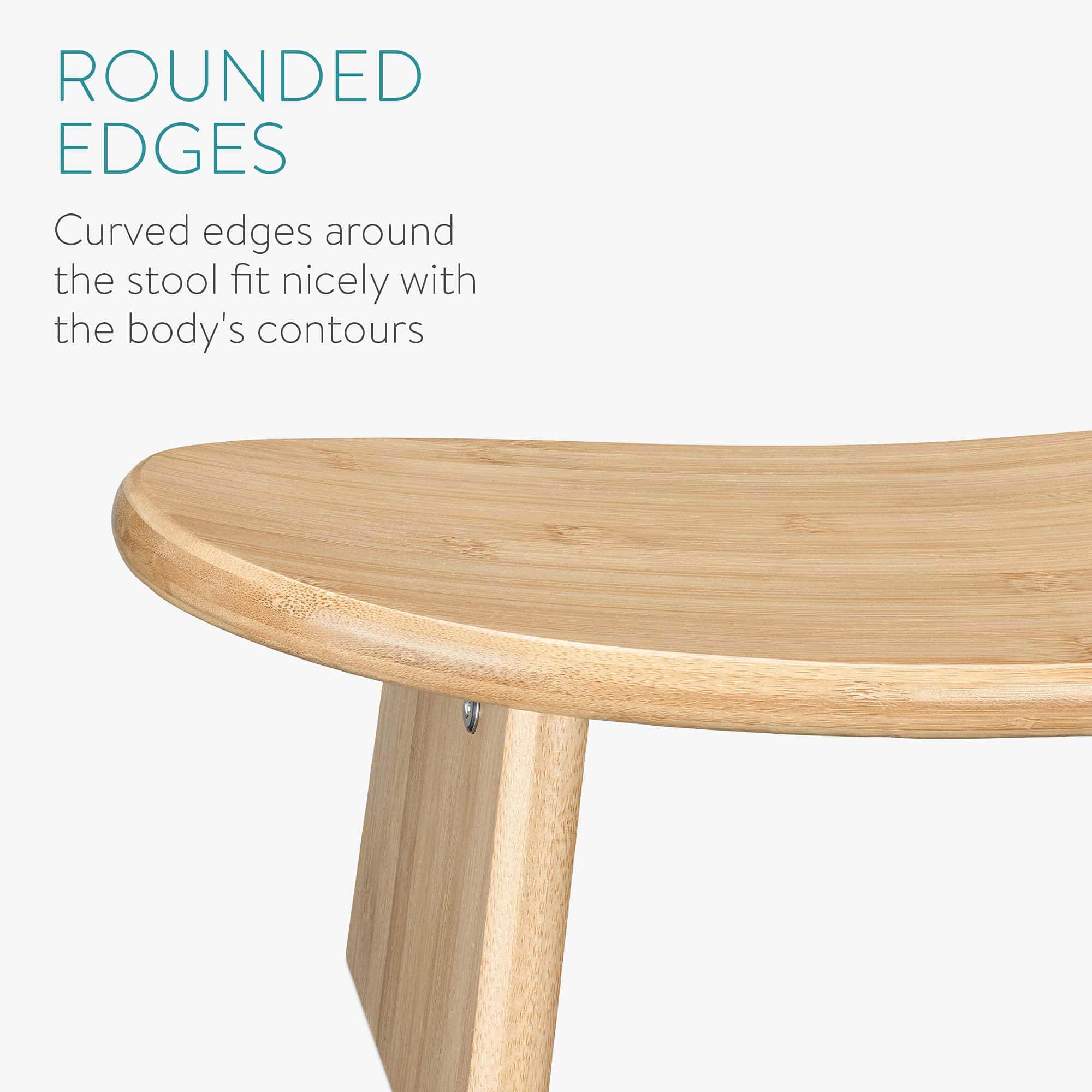 Taburete de meditación de bambú Navaris - Banco para - Imagen 6