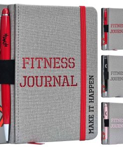 MaLetics - Diario de Fitness de Bolsillo A6 - -Rojo