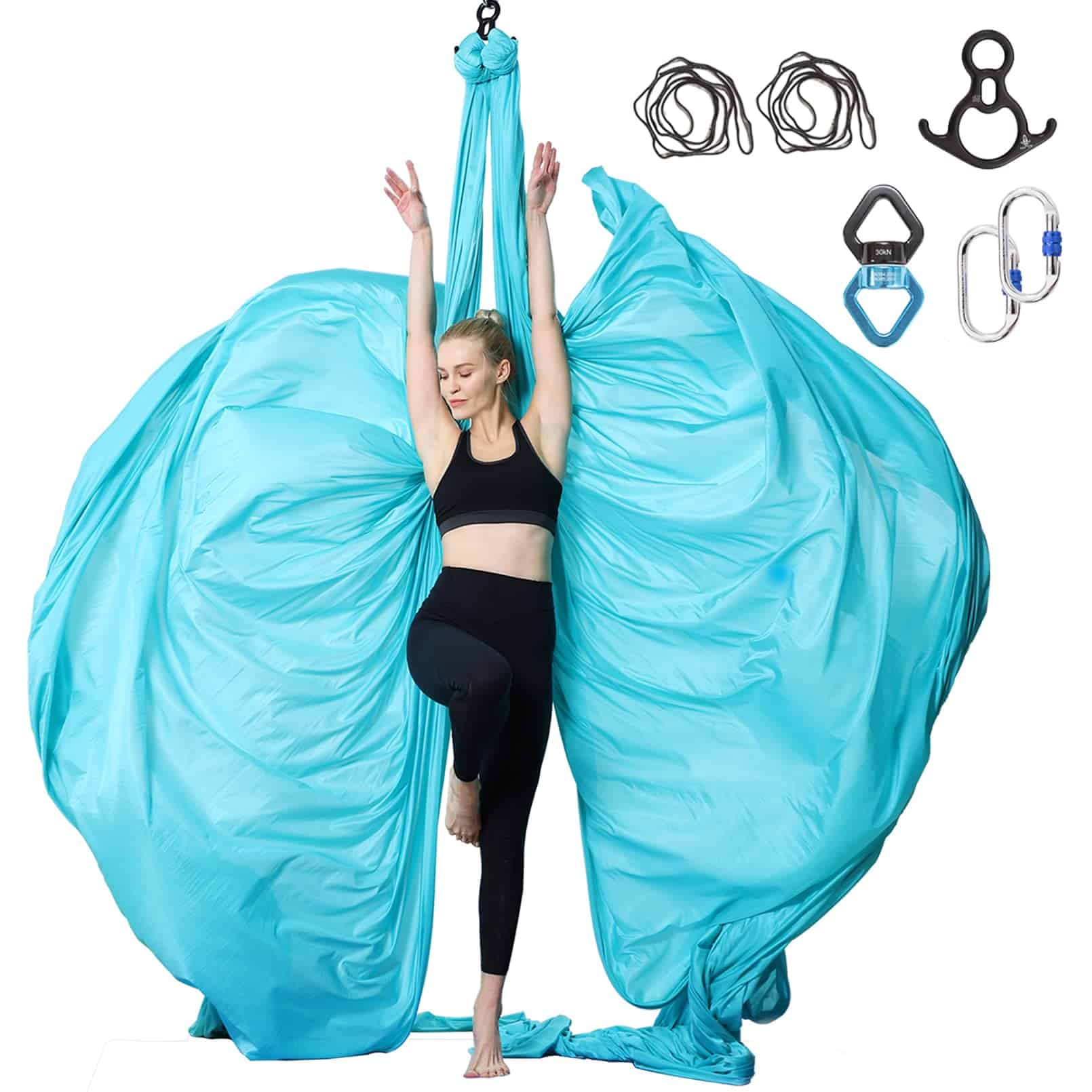 Juego de Columpio de Yoga Aéreo SKYPHAROS de 11 Yardas -