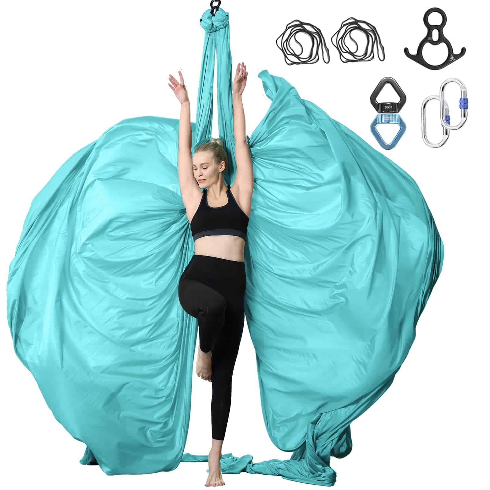 Set de Columpios de Yoga Aéreo SKYPHAROS 11 Yardas - Kit de