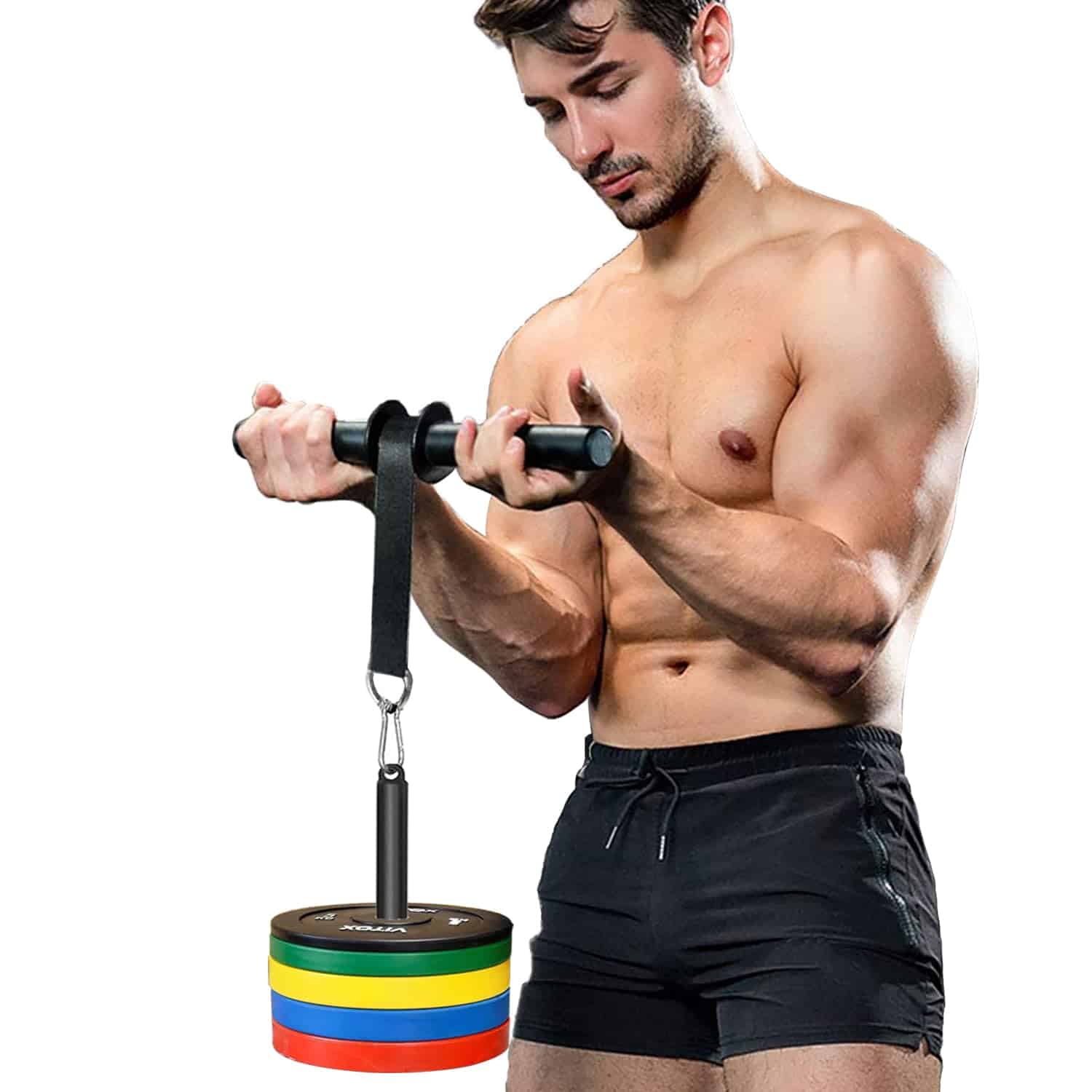 Rodillo Ejercitador de Antebrazo con Asa Antideslizante