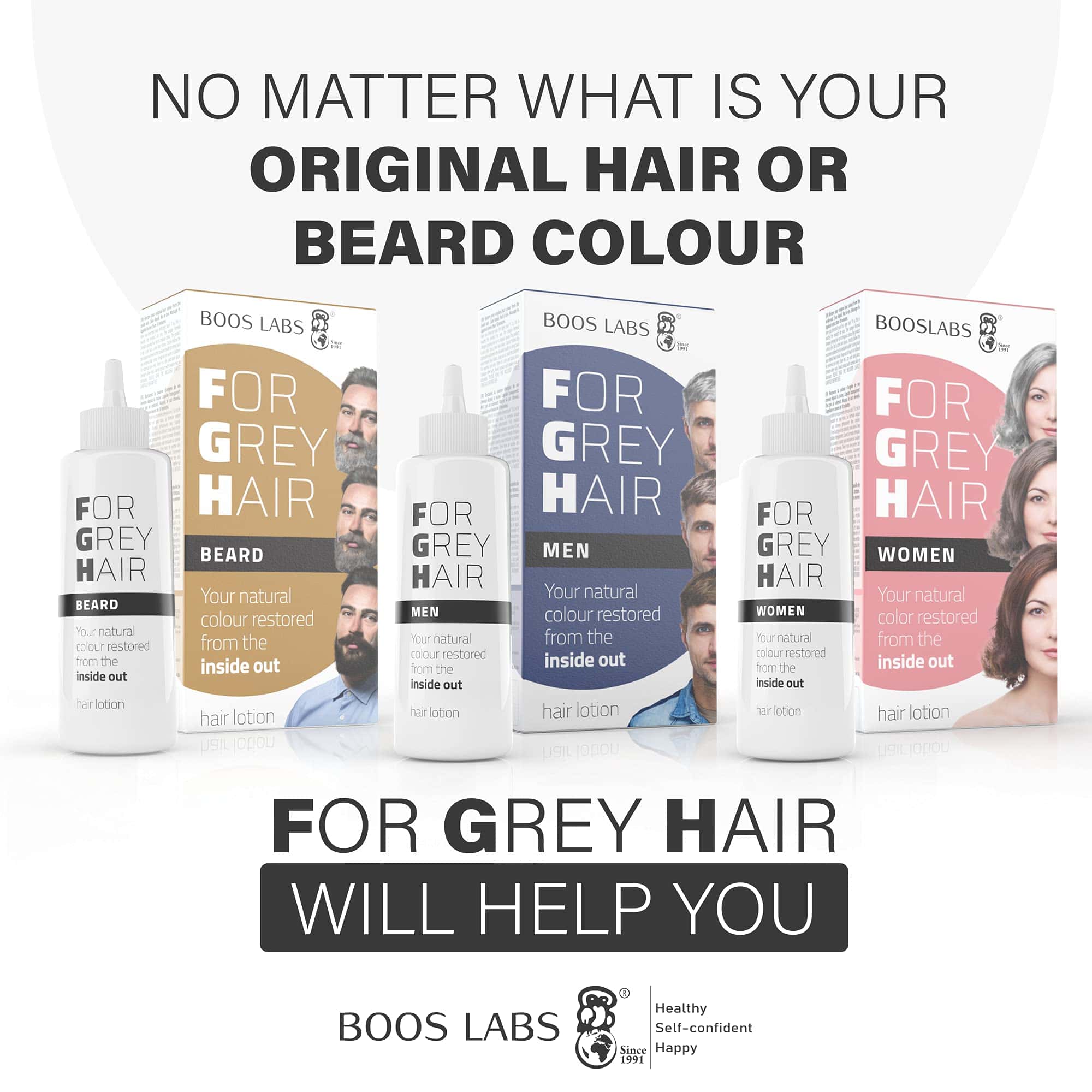 BOOS LABS Para Barba y Bigote Gris - Devuelve Tu Color de - Imagen 6