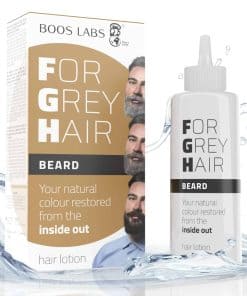BOOS LABS Para Barba y Bigote Gris - Devuelve Tu Color de