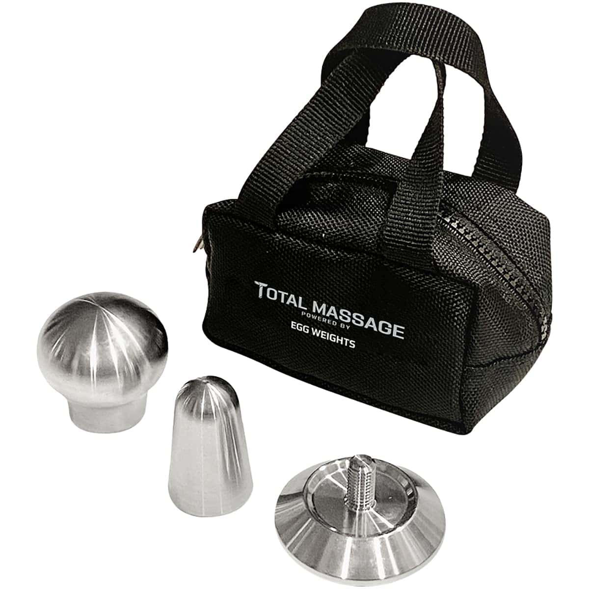 Herramienta de Masaje Total Egg Weights Palm 3-en-1 con