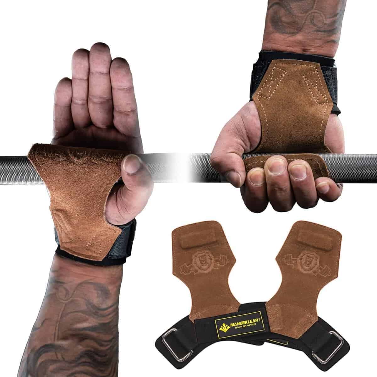 MANUEKLEAR Gym Straps, Correas de Levantamiento de Doble