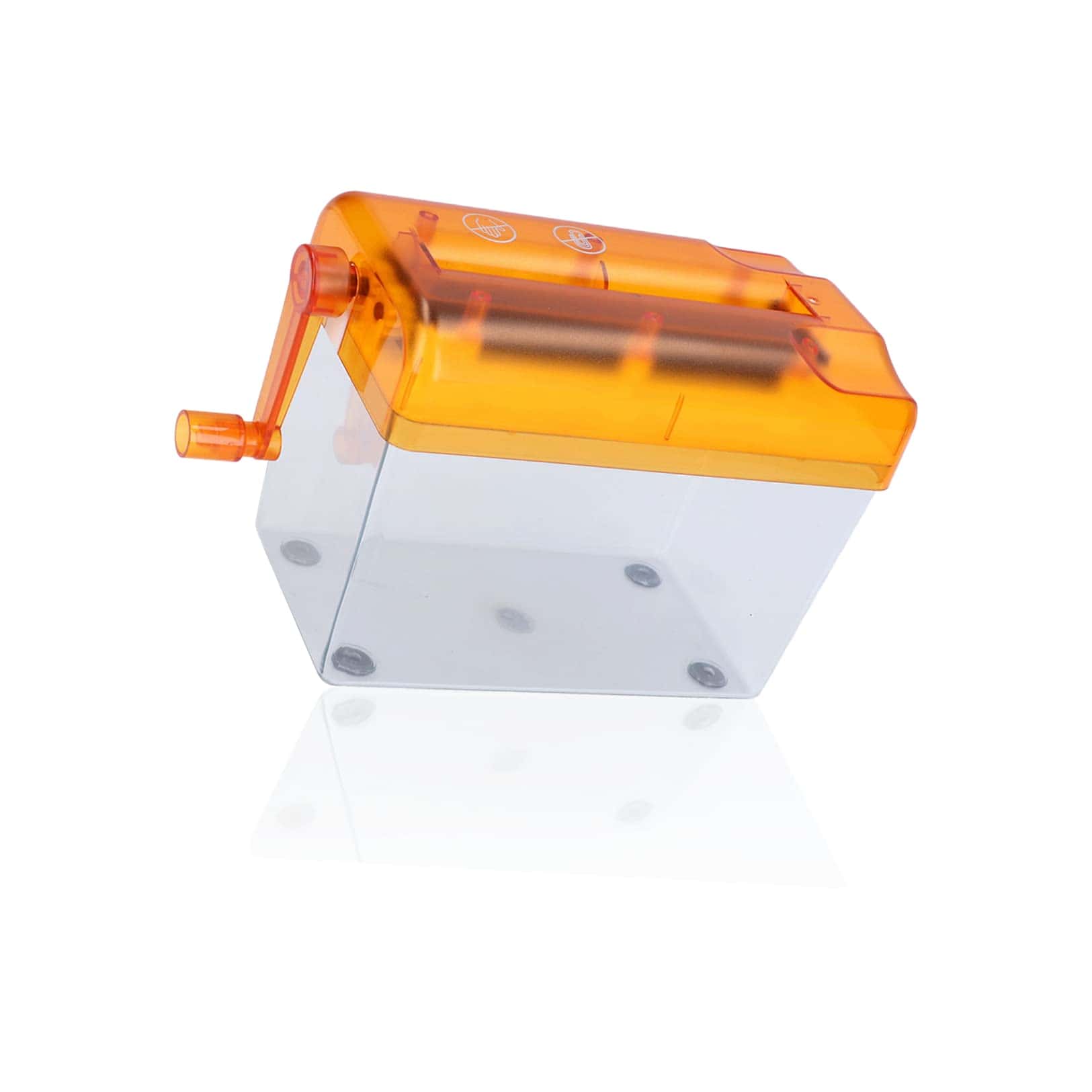 Trituradora de papel manual portátil, Estructura compacta