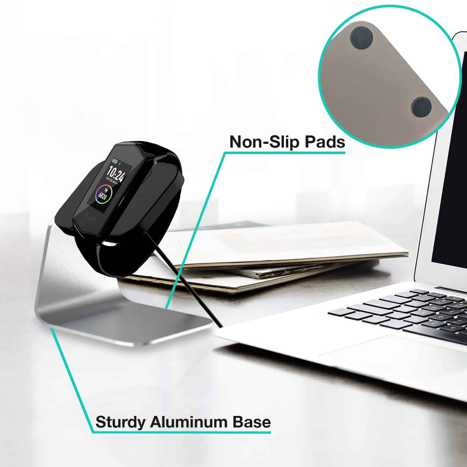 Base de carga para Smartwatch KORE 2.0 Elite - Soporte de - Imagen 5