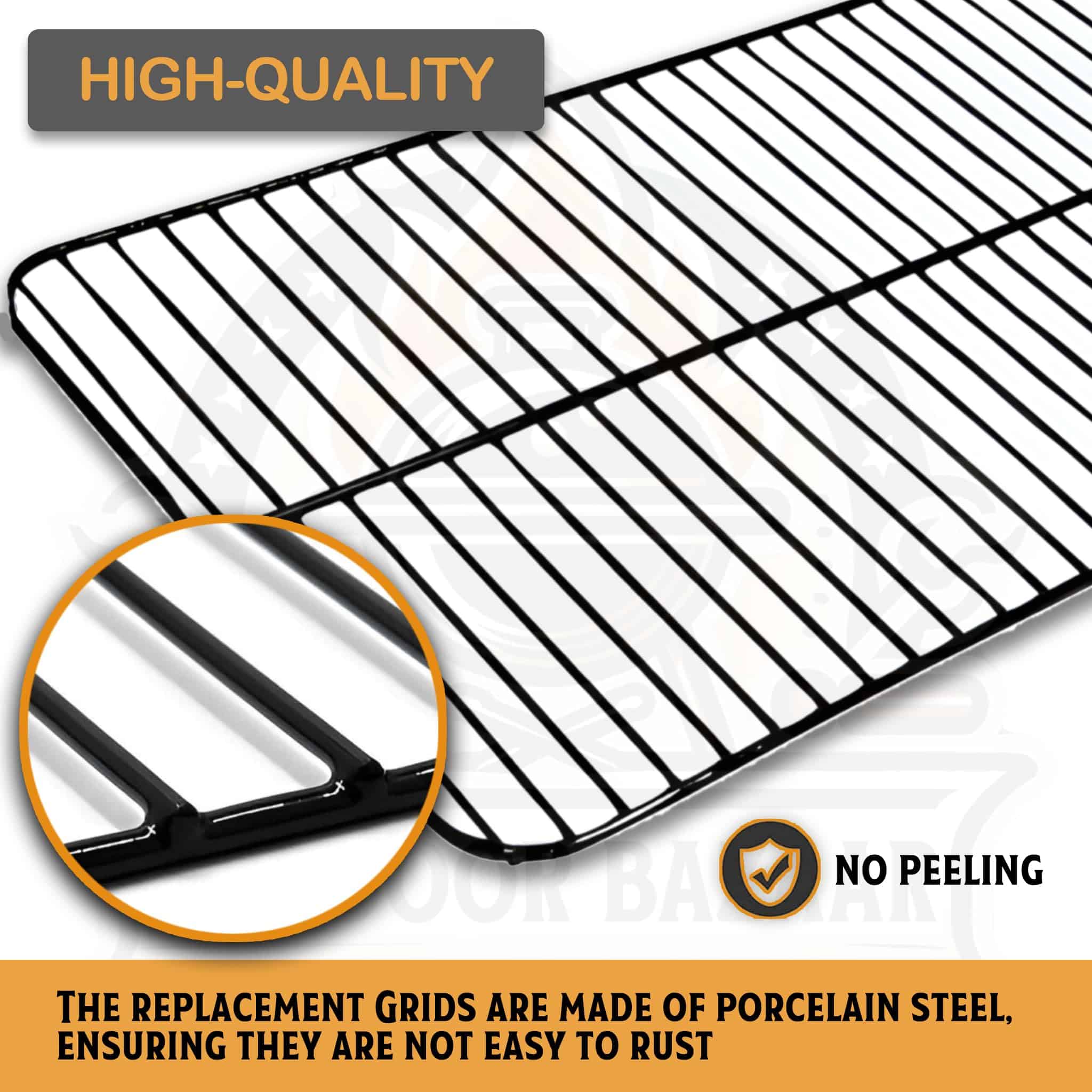 Set de Parrilla de Cocina de Acero Porcelanizado y Tres - Imagen 6