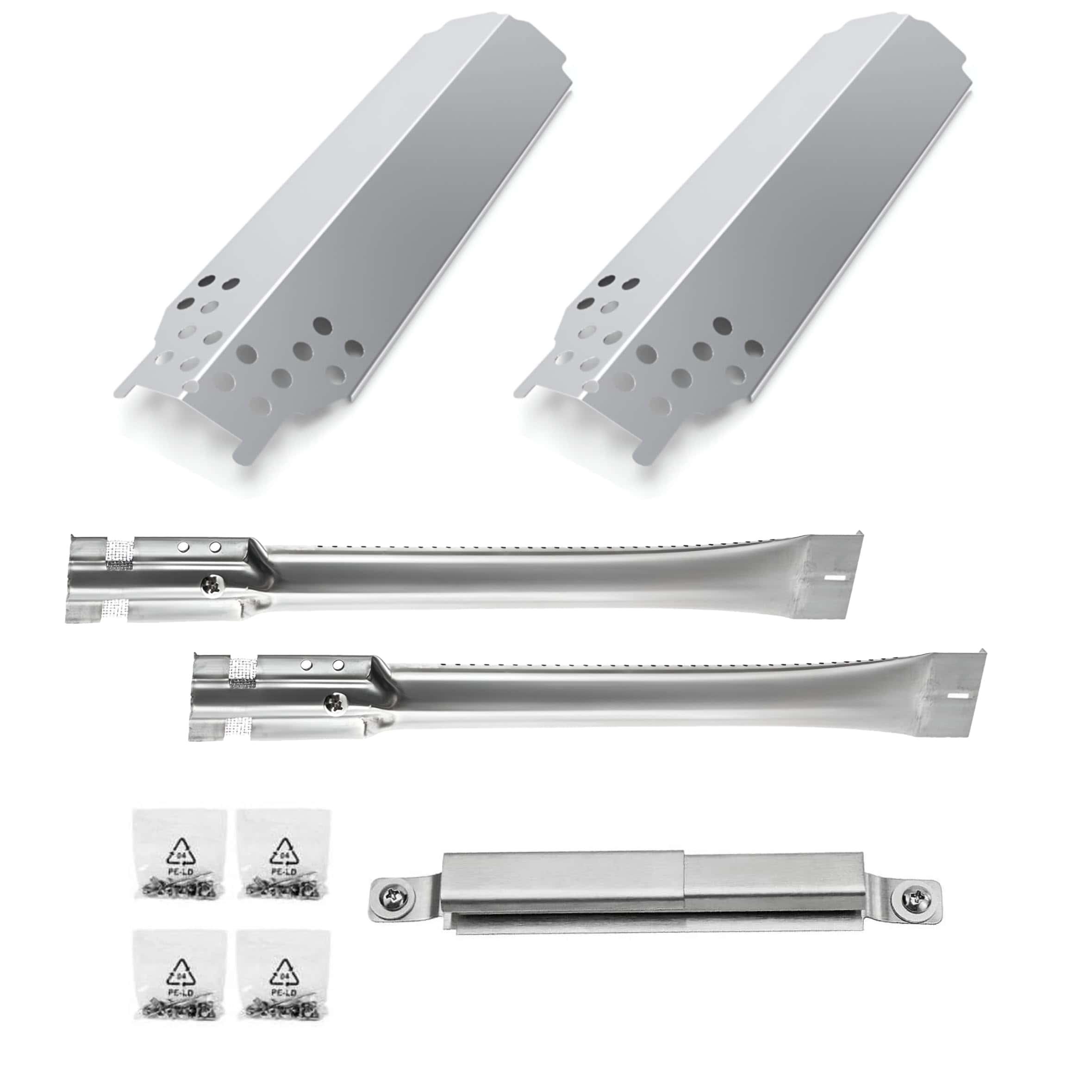 Conjunto de Dos Placas de Calor y Quemadores de Repuesto de