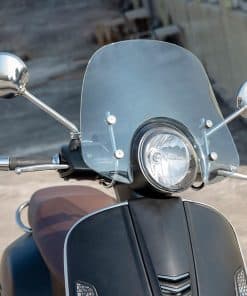 Parabrisas Redondo de Cabeza de Scooter Bikes con Visera