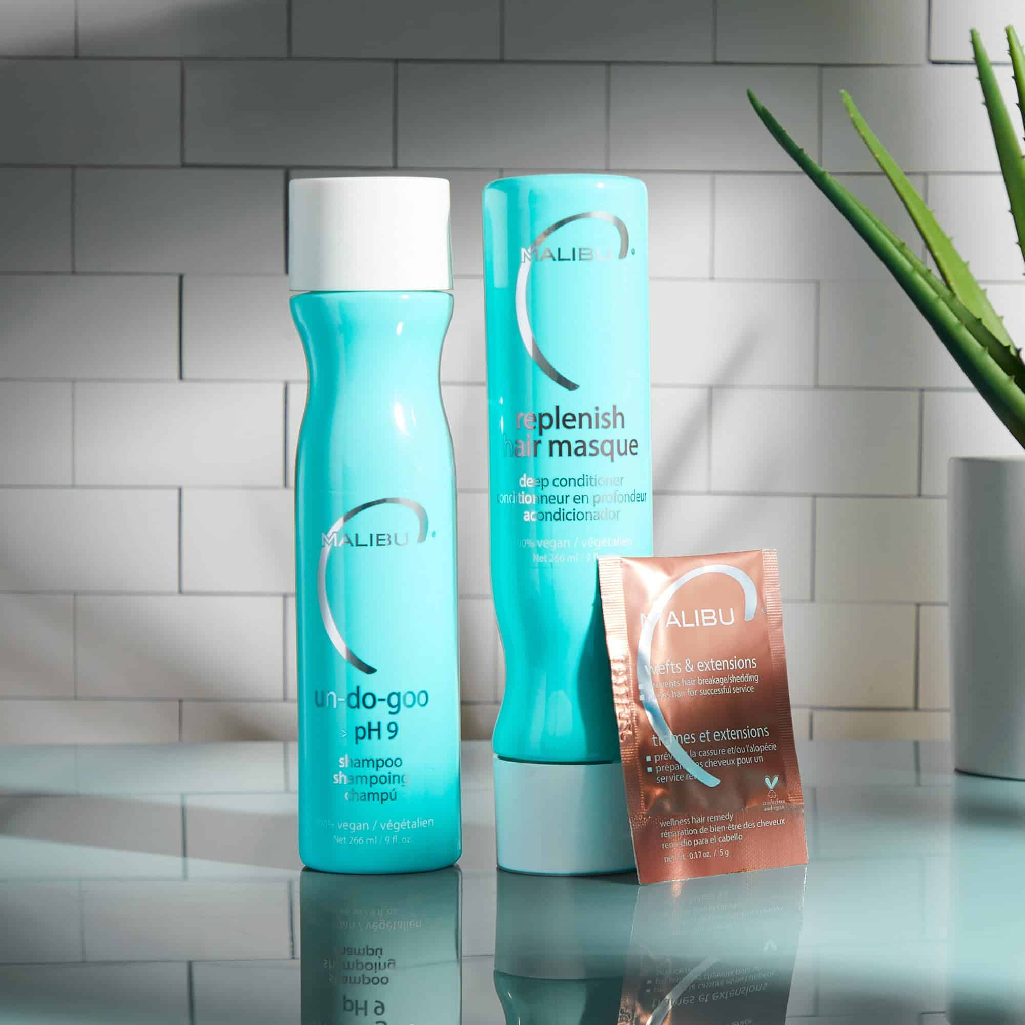 Malibu C Wefts & Extensions Wellness Hair Remedy (12 - Imagen 4