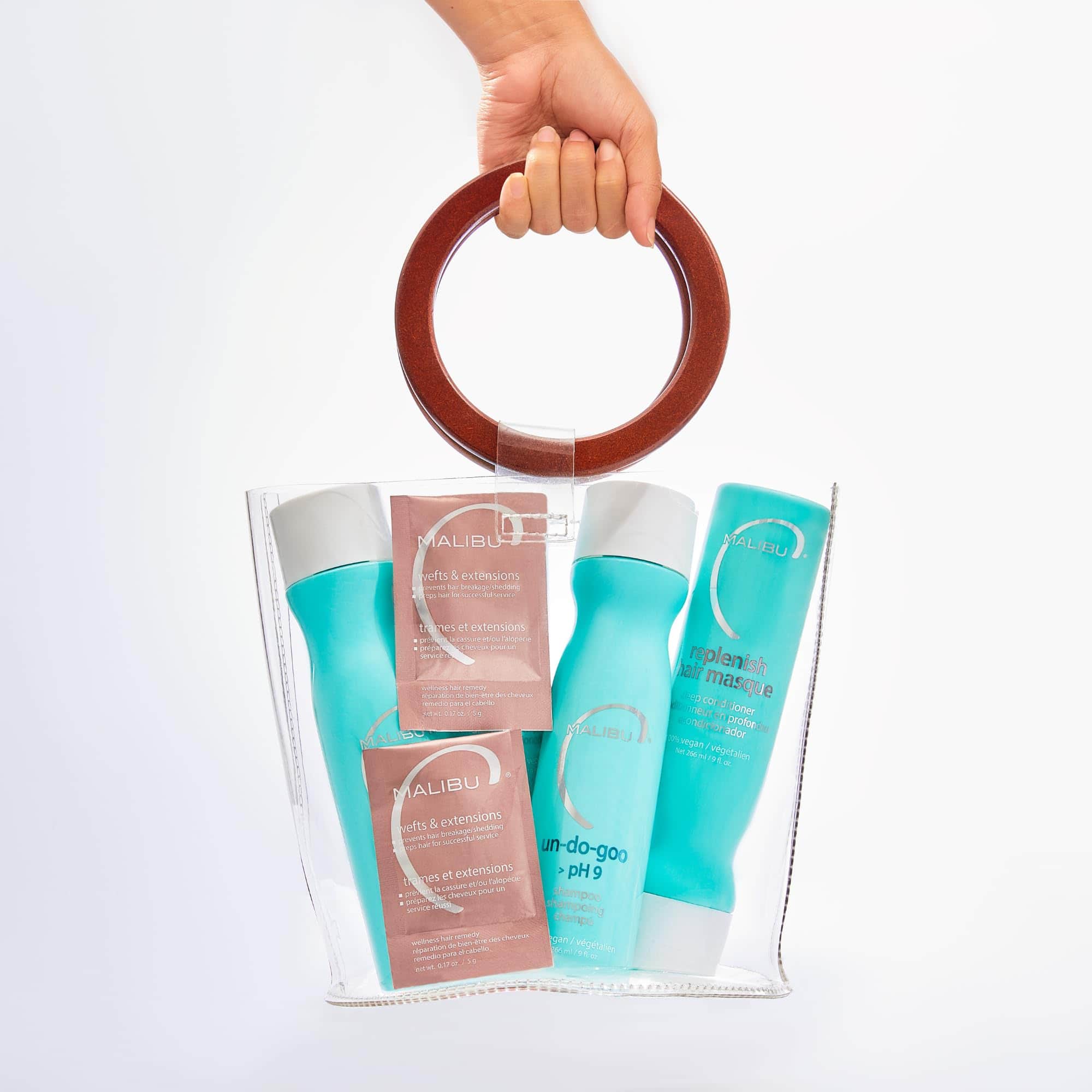 Malibu C Wefts & Extensions Wellness Hair Remedy (12 - Imagen 8