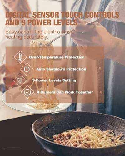 Placa de Inducción de 30 Pulgadas con 4 Quemadores - Imagen 7