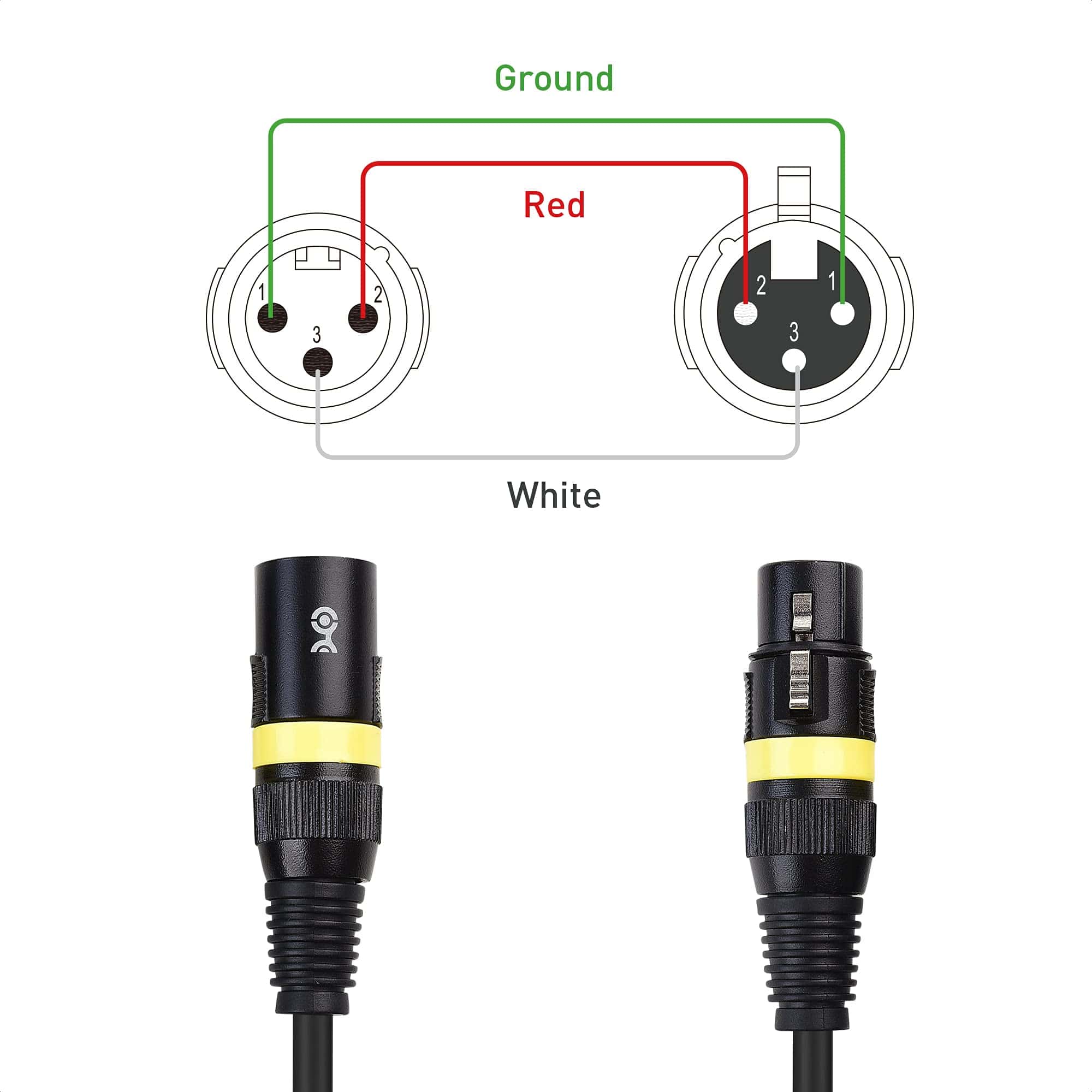 Cable Matters 2-Pack 22AWG Cable de Luces de Escenario DMX - Imagen 8