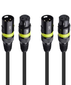 Cable Matters 2-Pack 22AWG Cable de Luces de Escenario DMX
