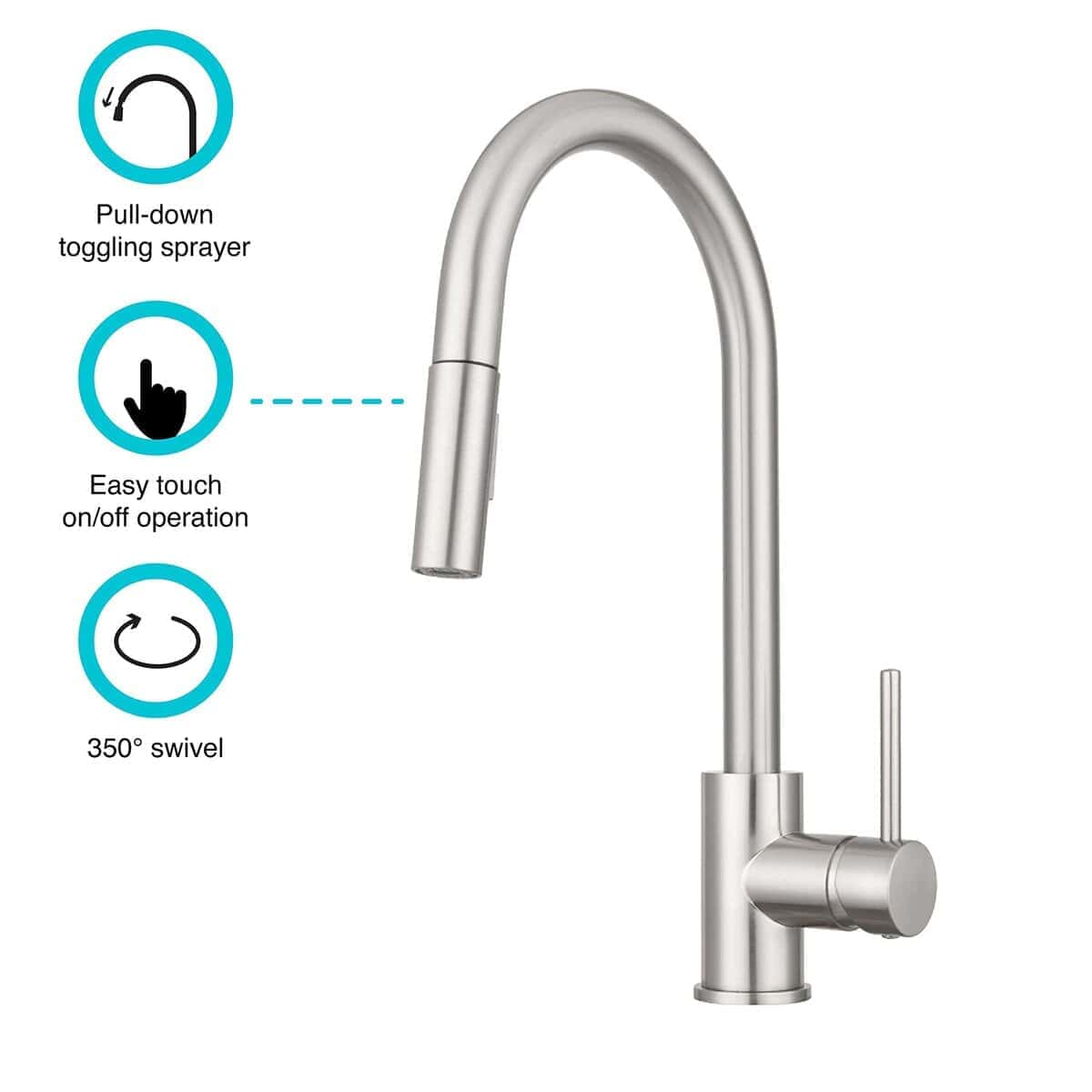 Grifo de Cocina con Sensor de Toque Dura Faucet para RV con - Imagen 3
