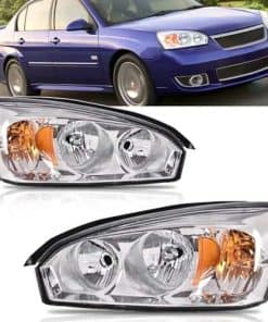 Faros Delanteros de Repuesto para 2004-2007 Chevy Malibu,