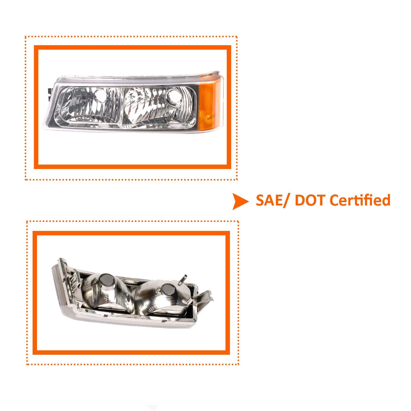 A&P Conjunto de Faros Delanteros para Silverado Avalanche - Imagen 4