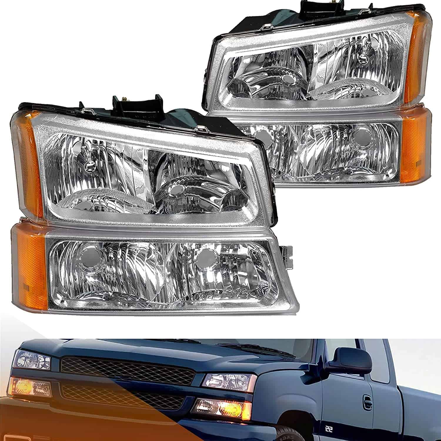 A&P Conjunto de Faros Delanteros para Silverado Avalanche - Imagen 7