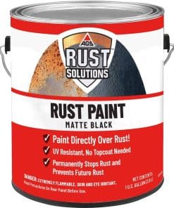AGS RUST SOLUTIONS Pintura Antióxido, Acabado Negro Mate, 1