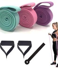 Set de Bandas de Resistencia Largas para Ejercicio con
