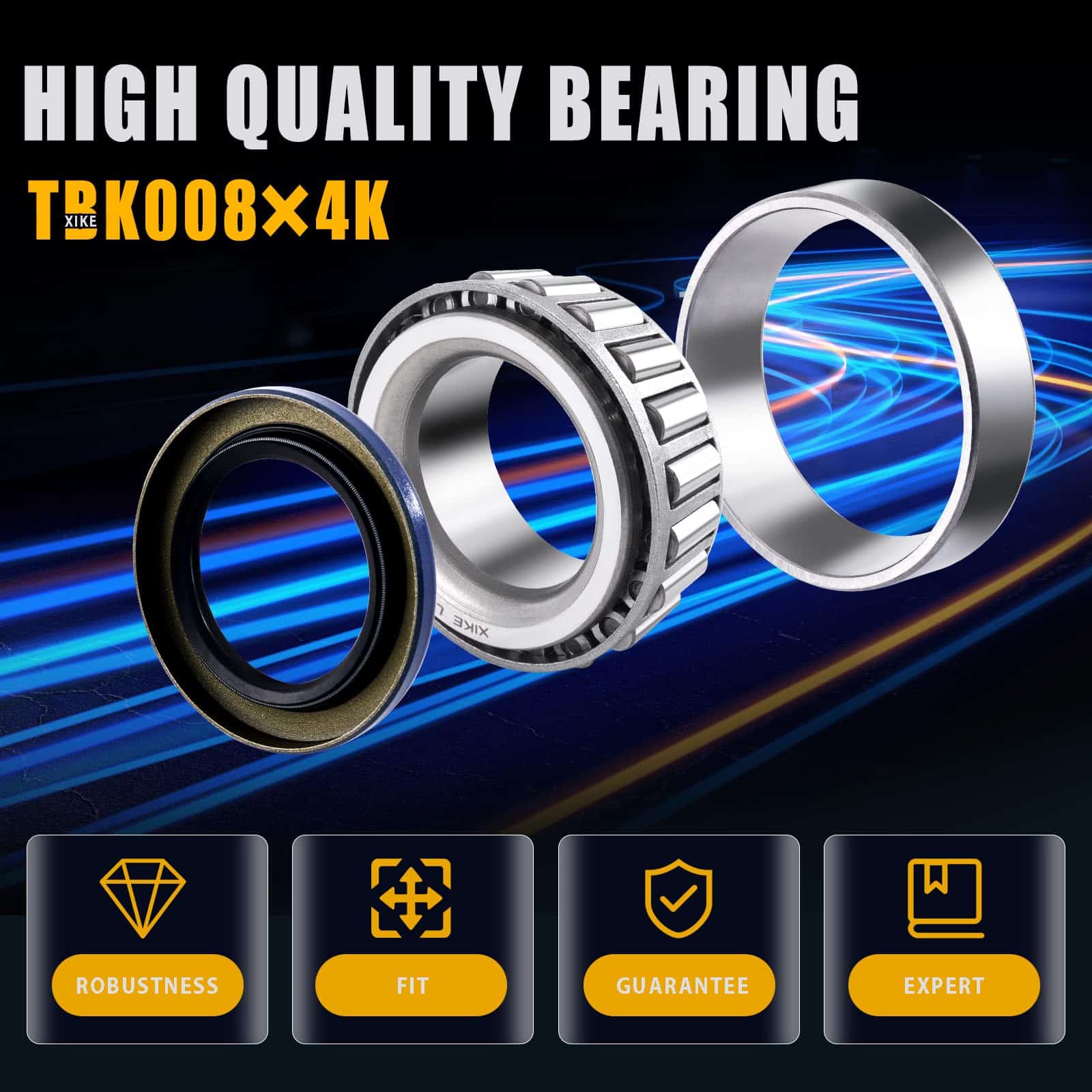 Juego de 4 Rodamientos para Eje de Rueda de Remolque de - Imagen 3