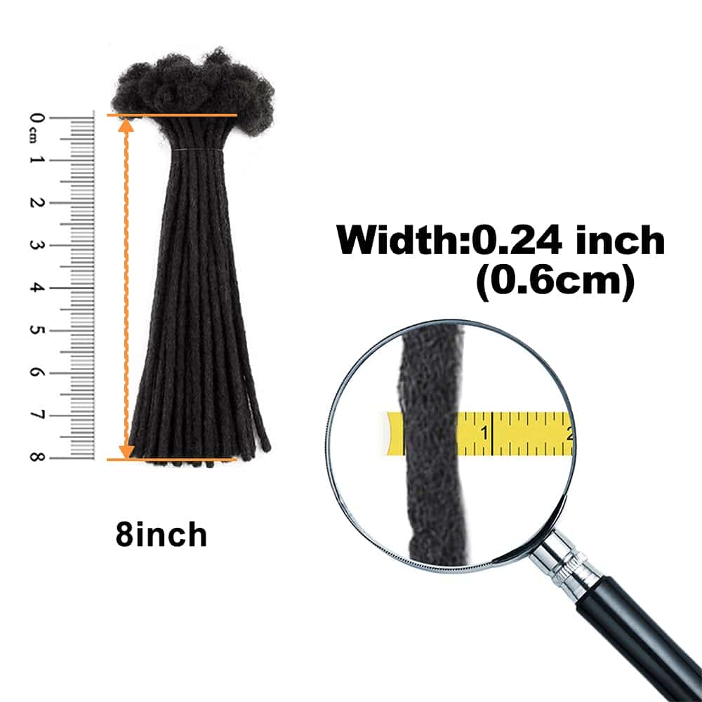 Extensiones de Rastas WacanDan, Cabello Humano de 8 - Imagen 8