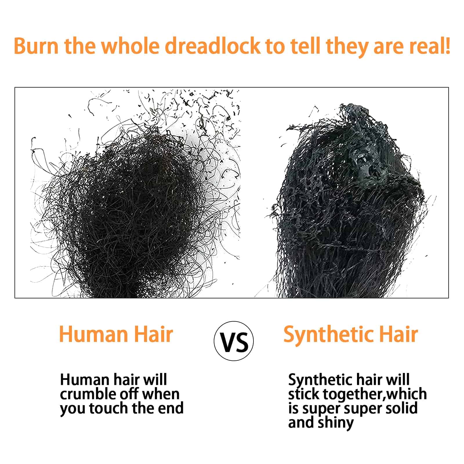 Extensiones de Rastas WacanDan, Cabello Humano de 8 - Imagen 6