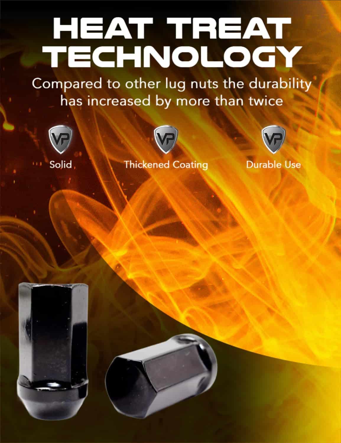 Paquete de 24 tuercas en forma de acorn Veritek 14x1.5mm - Imagen 4