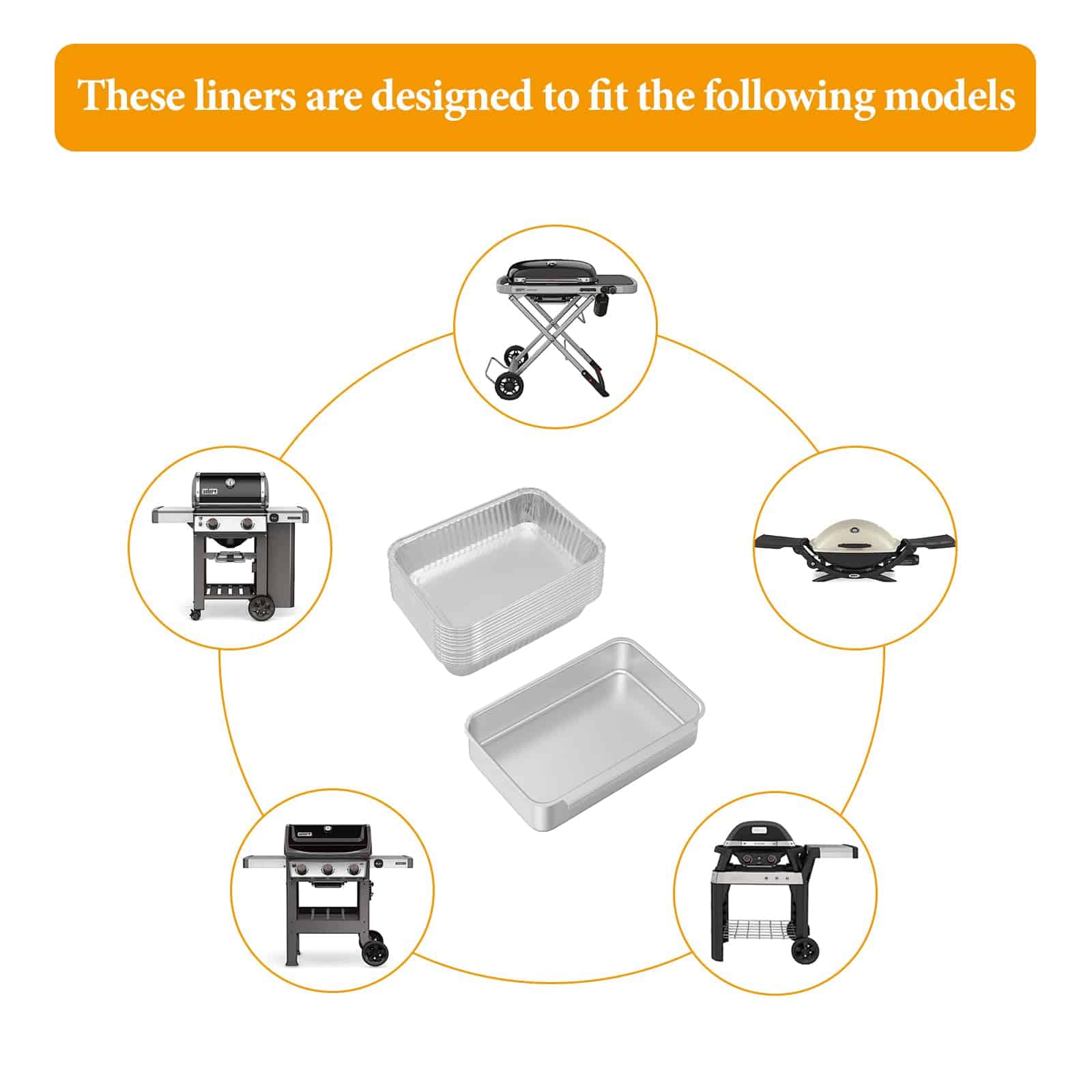 Bandeja de Captura de Grasa AJinTeby 93305 para Weber - Imagen 3