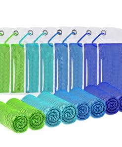 Toalla refrescante SZELAM, 8 Paquetes de Toallas de Hielo,