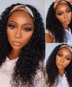 Pelucas de Cabello Humano Deep Wave de 18 pulgadas, Peluca