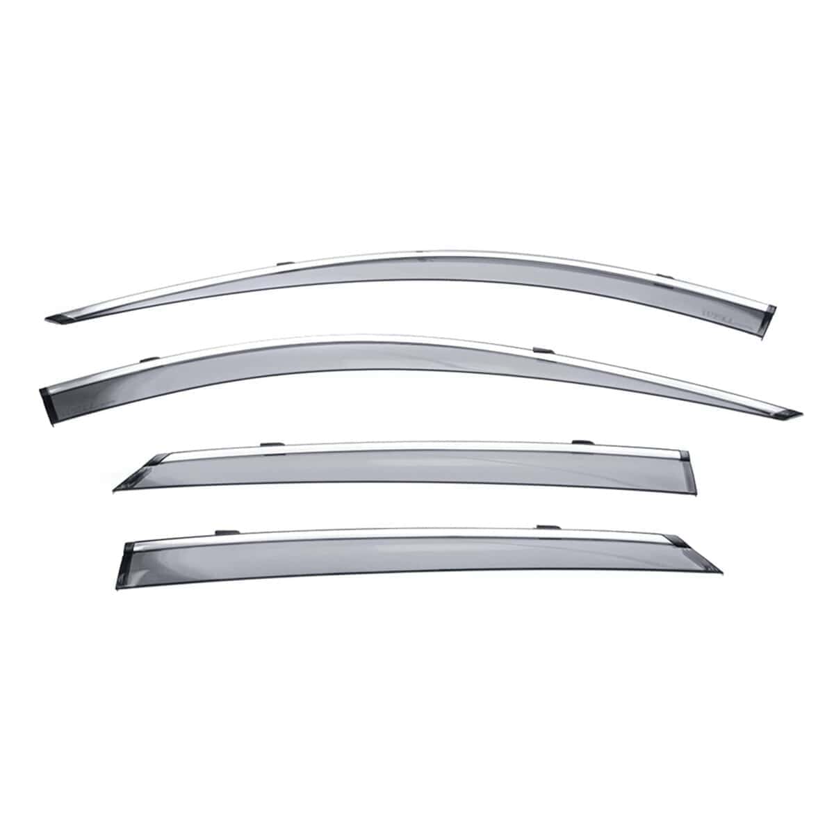 Deflectores de ventanas WellVisors -Negro