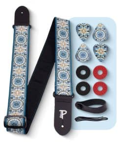 Correas de Guitarra Jacquard Perri�s -Azul Mandala