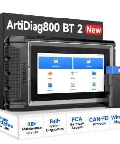 Escáner TOPDON AD800BT V2.0, Herramienta de Escaneo con