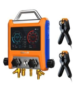 Manifold Digital Elitech HVAC 4 Válvulas con Sensores de