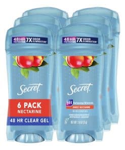 Secret Clear Gel Antitranspirante y Desodorante para