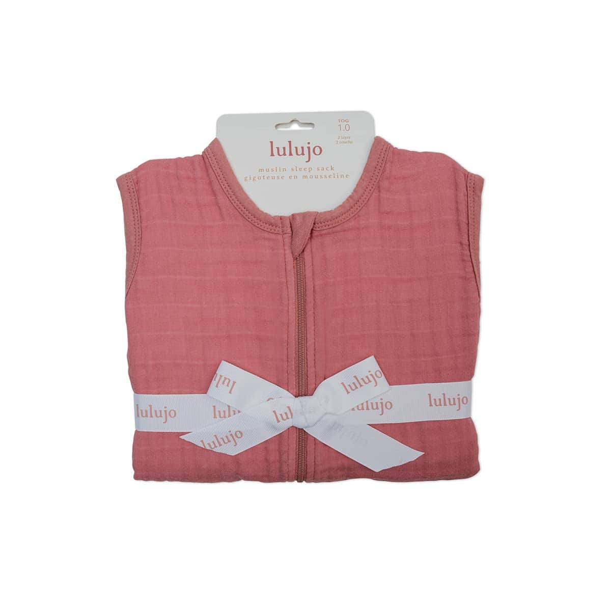 Saco de dormir de muselina de algodón -Rosa - Imagen 3