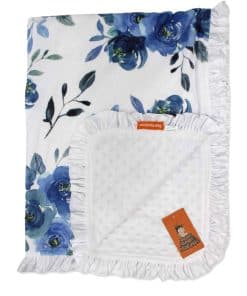 Manta de bebé Deluxe con Estampado Floral - Reversible,