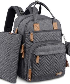 Mochila para pañales iniuniu, kit 4 en 1, grande unisex