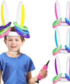 Juego de Anillos de Toss con Orejas de Conejo Inflables de