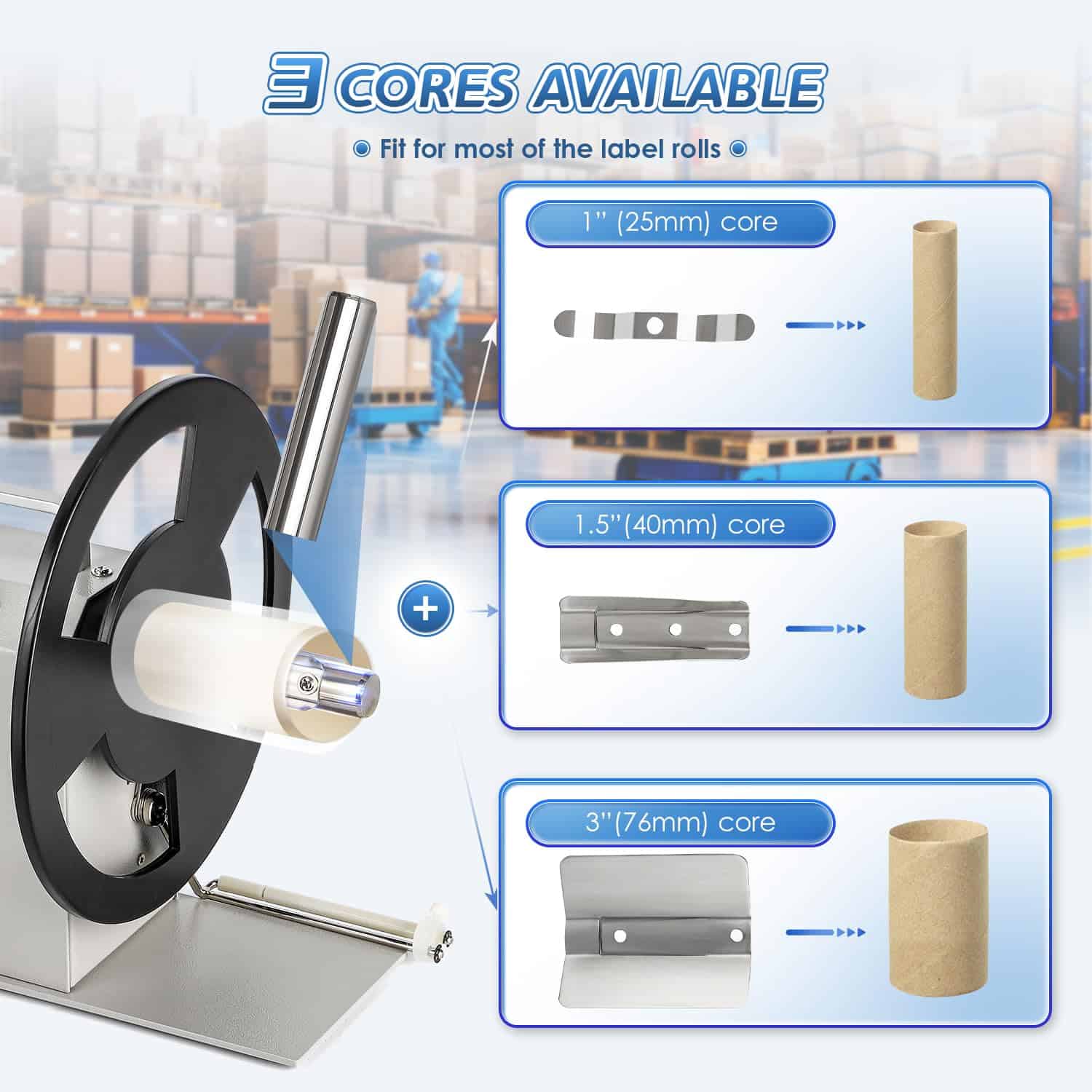Frifreego Automatic Label Rewinder, Máquina de rebobinado - Imagen 5