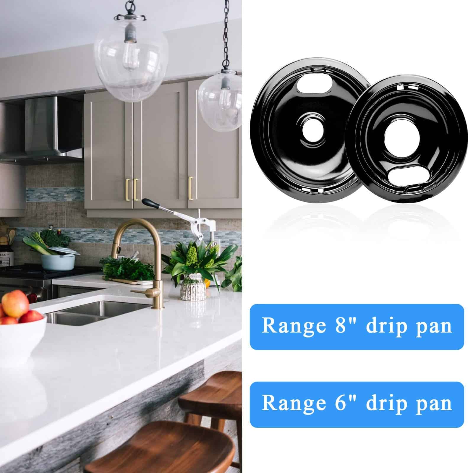 W10290350 W10290353 Juego de bandejas de goteo para - Imagen 7